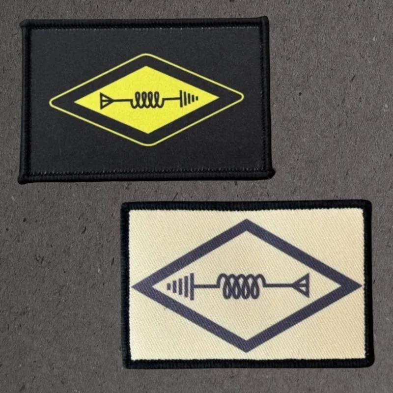 Parche táctico operador radio – insignia de moral con velcro - imagen 4