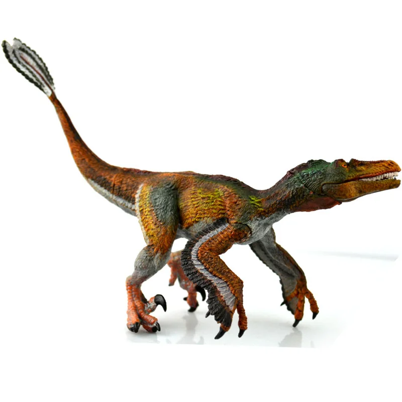 실제 같은 공룡 모형 장난감 스테고사우루스 벨로시랩터 수집품 생일 선물 액션 피규어 수집품 장난감 및 취미