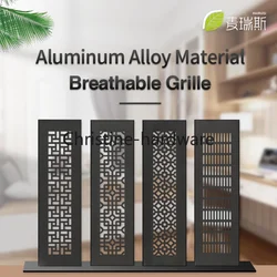 Aluminum Alloy Air Vent Ventilation Sheet Snowflake Honeycomb Perforated Sheets Closet Ventillation Grille Vents Hole Grille