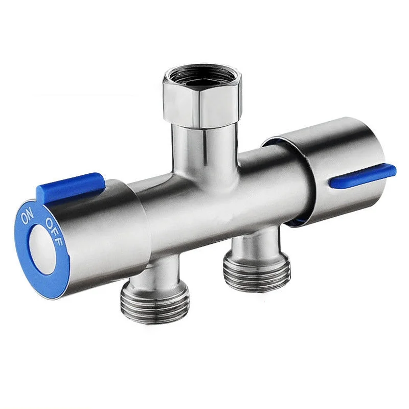 

Клапан переключения воды, кран для стиральной машины из нержавеющей стали, двойная ручка, двойная насадка управления, кран для унитаза, швабра для стирки, бассейн Ta