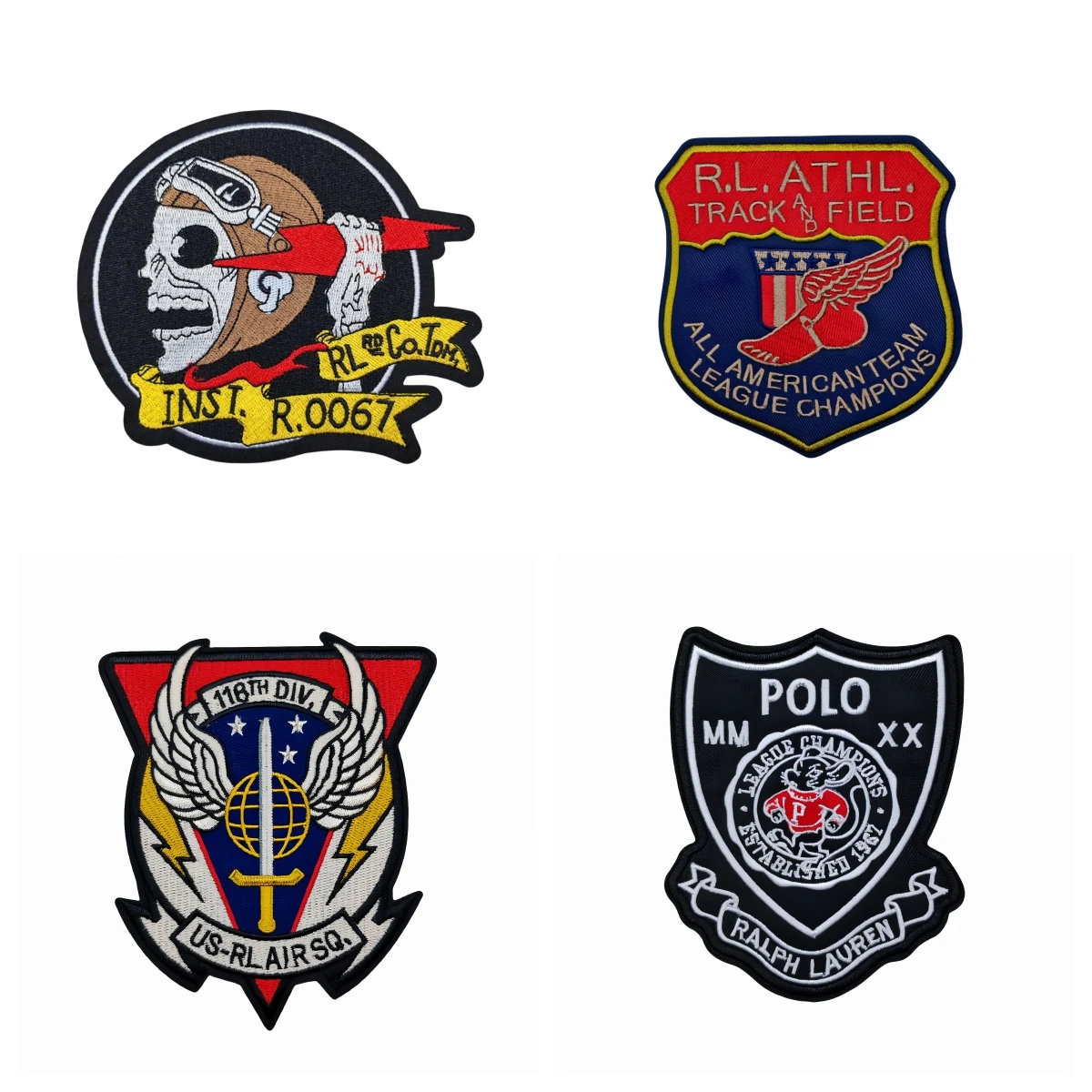 

Hand Embroidered Fabric Patch Bae No Adhesive American Retro Personalized DIY Sle for Clothing Decoration