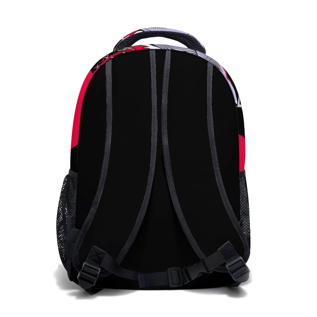 Mochila Multi-bolsos, elegante Helluva-Boss Loona, bolsa de livros da moda, grande capacidade, ajustável 17 ", novo