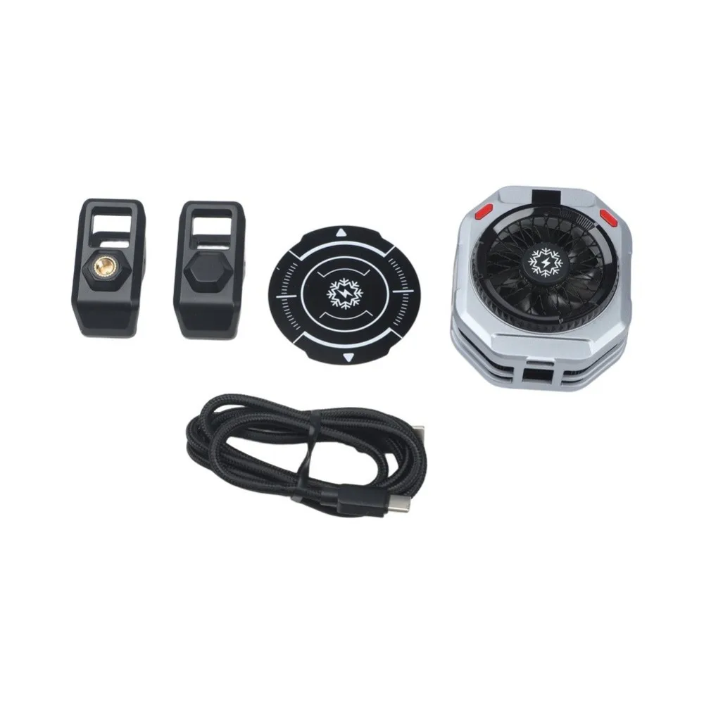 Powerful Magnetic Semiconductor Phone Radiator P68 Cooling Fan For Mobile Gaming Gadget For Apple Android Smart Phone