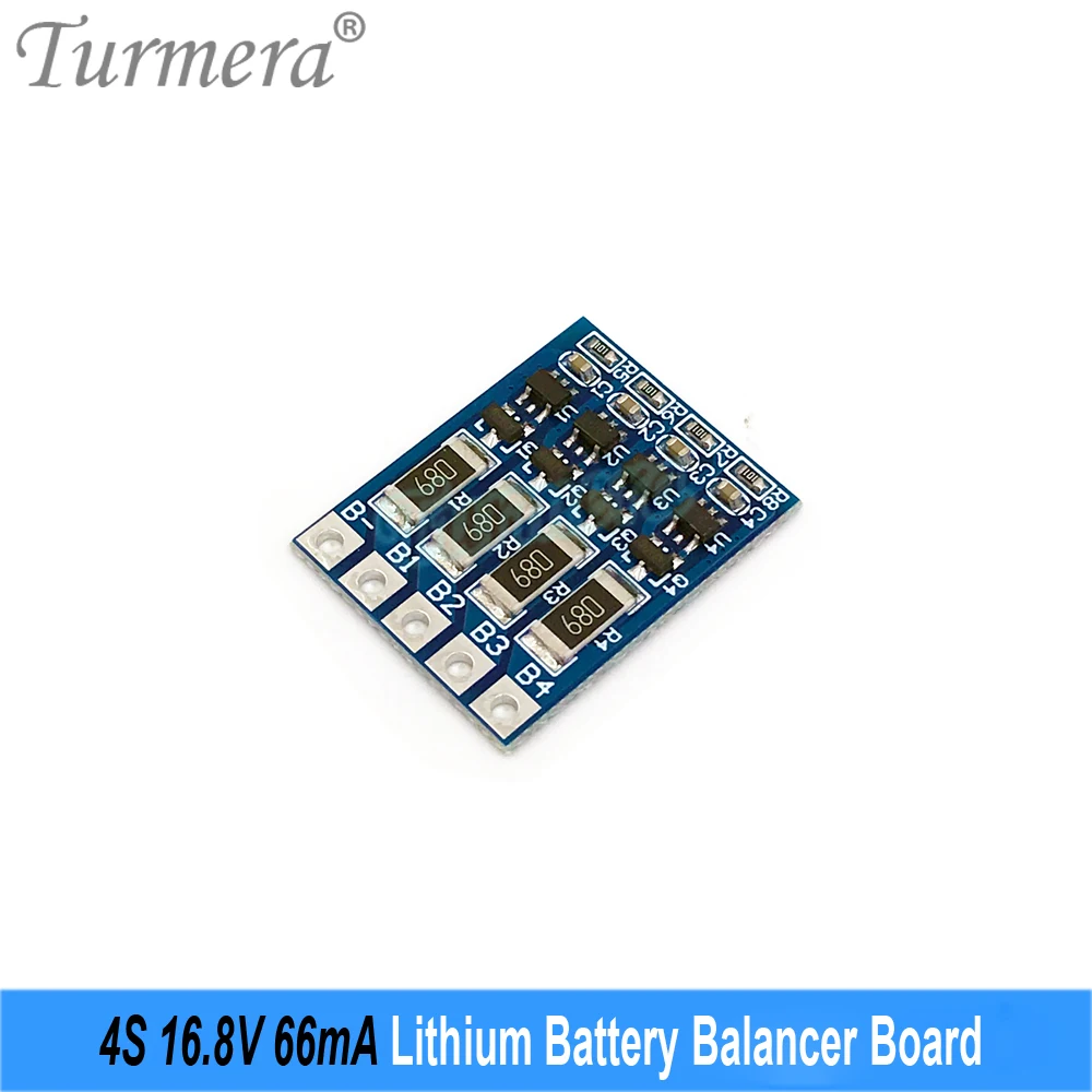 Turmera 3S 12.6V 4S 16.8V 5S 18V 배터리 밸런서 보호 보드 66mA 10.8V 12V 14.4V 21V 스크루 드라이버 배터리 사용