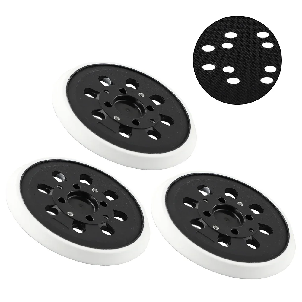 High performance 3pcs 5 inch 125mm Backing Pad Sanding Pad For Bosch PEX 300 AE 400 AE 4000 AE Suitable for multiple uses