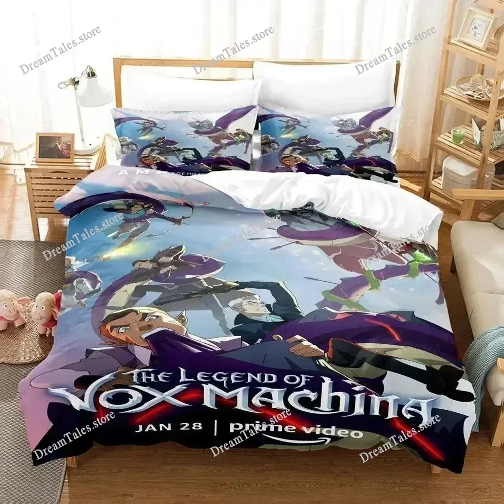 New Legend of Vox Machina Game Bedding Set Single Twin Full Queen King Size Bed Set Adult Kid Bedroom Duvet Cover Sets 3D Anime7
