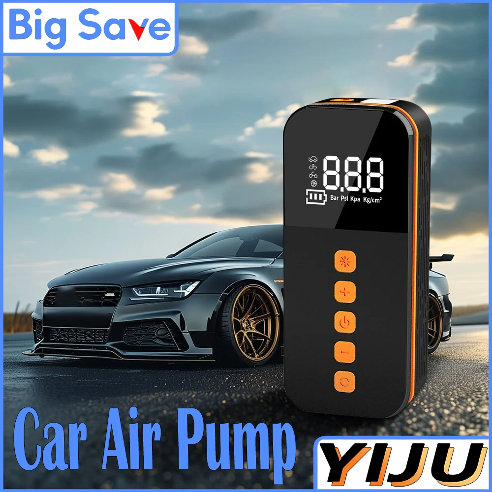 

Мини-автомобильный воздушный компрессор 12 В 150PSI портативный автомобильный насос для накачивания шин умный цифровой надувной насос для автомобиля, велосипеда, лодки, воздушный насос