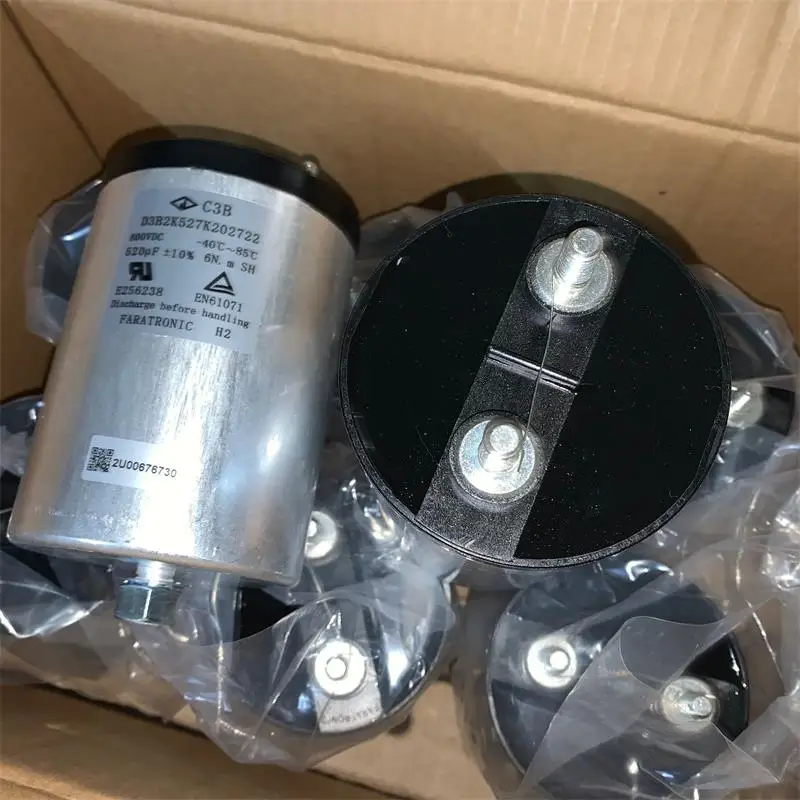

Совершенно новый оригинальный C3B2K527K202722 520 мкФ 800 В постоянного тока фильтрующий конденсатор 86*120 мм
