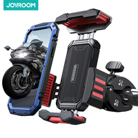 JOYROOM 2023 Motorcycle Phone Mount Bike Upgraded Phone Holder One Hand Operation Handlebar Phone Mount for 4.7\