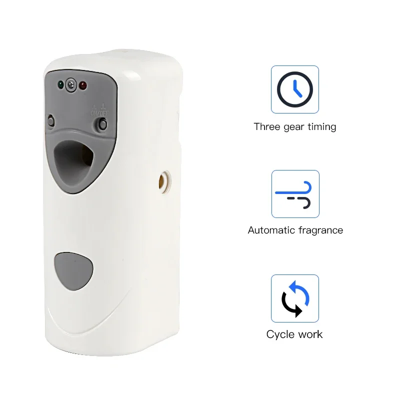 1Pc ABS Smart Mist Automatic Air Fragrance Machine - Wall-Mounted/Desktop Model For Bedrooms Hotels And Offices