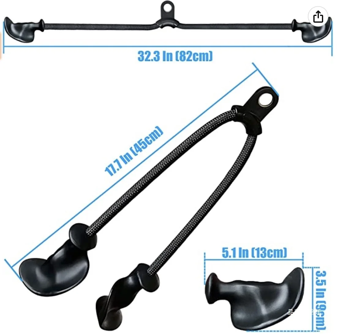 Triceps Rope Pull Rope Down Training Triceps Rope Bird Gym Fitness Equipment Parts Factory