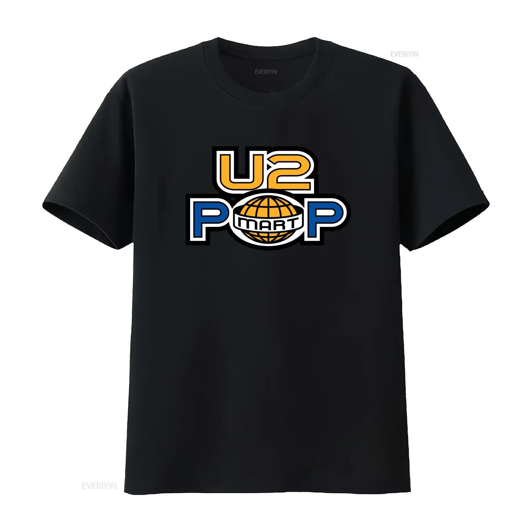 2016 U2 Pop-Rock-Band-Konzert-T-Shirt für Männer und Frauen, stilvoll, bequem, Vintage-Stil, gewaschen, leicht vielseitig, mit Grafik