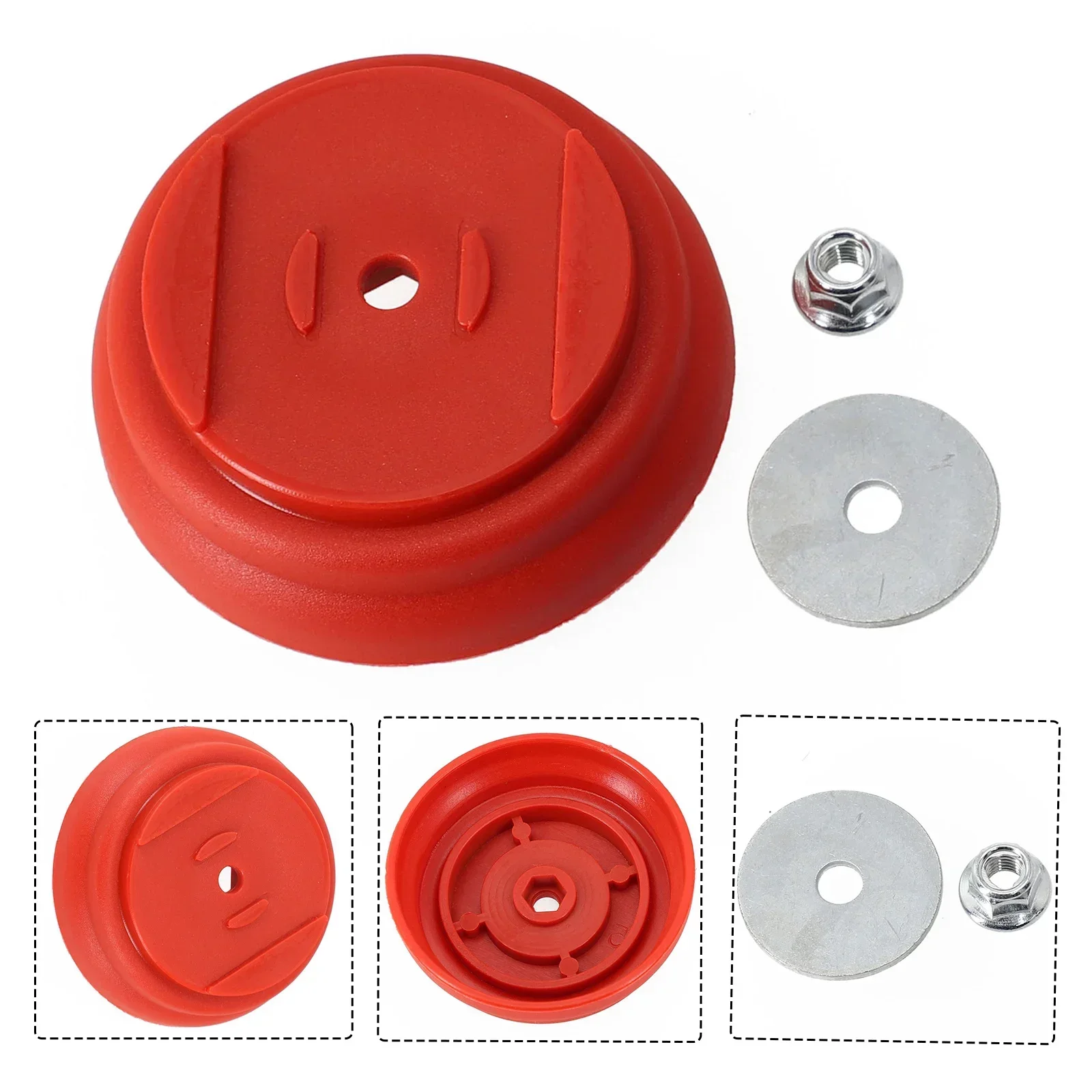 Protective Gasket Plastic Cover Attachment Garden Nut Plastic Cover Power Tools Replace 3pcs Accessory Practical