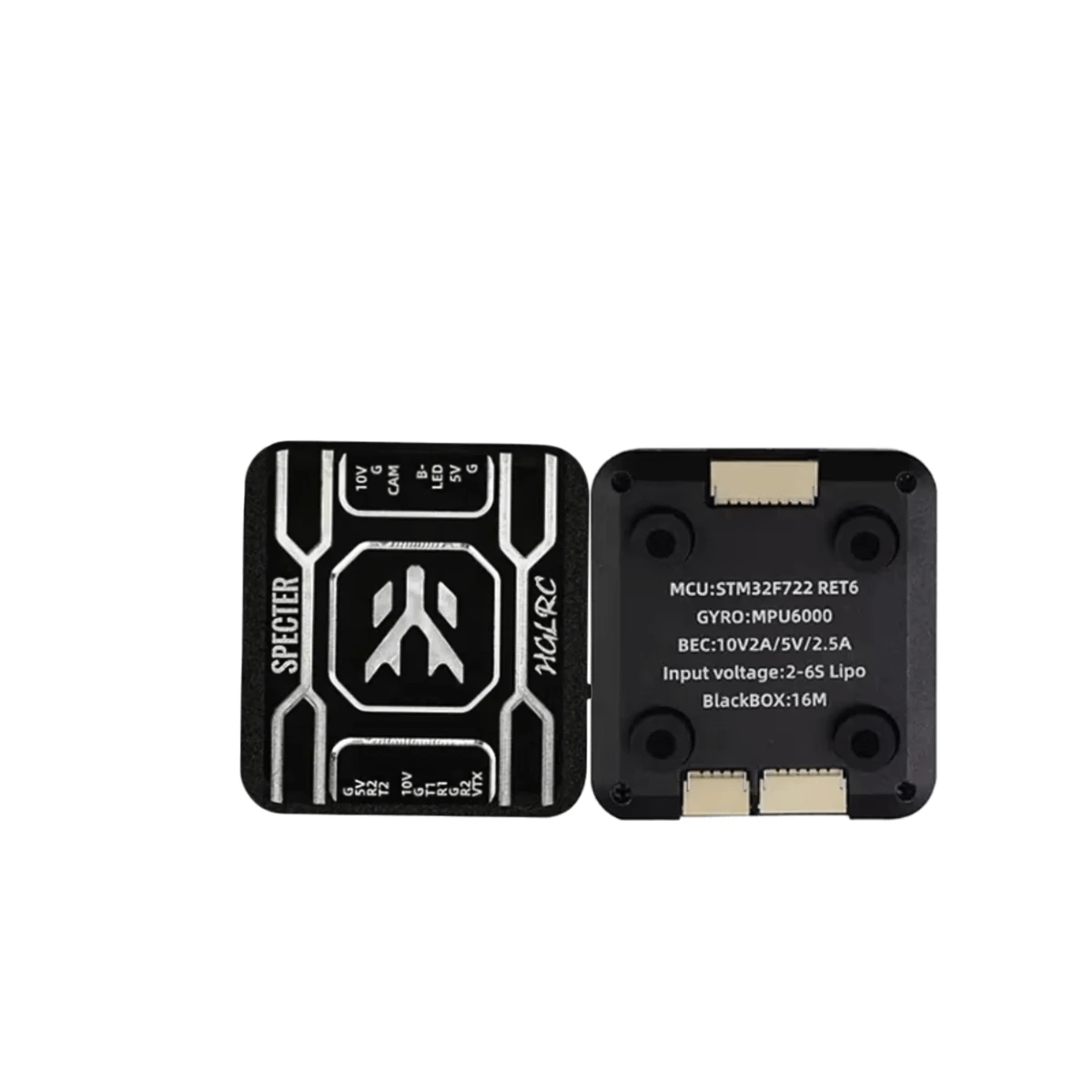HGLRC SPECTER F722 Mini Flight Controller MPU6000 OSD BARO 16MB DUAL BEC 20X20mm 2-6S for FPV Freestyle