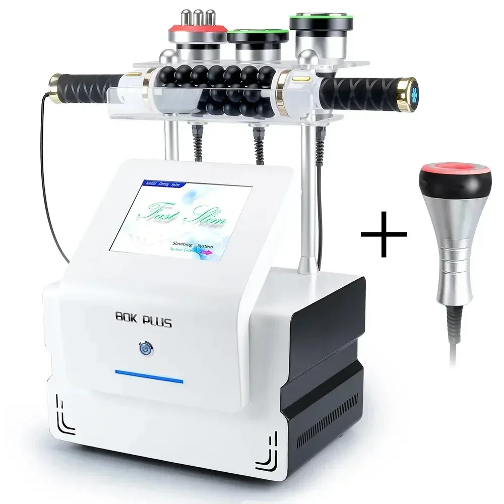 

NEW 80K 5 In 1 Vacuum Lipo Ultrasonic Cavitation Multipolar Body Lifting Tightening Machine