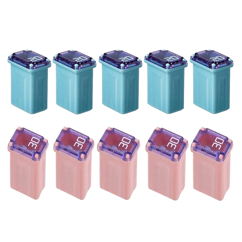 10 PCS 20Amp 30Amp Miniature Box Fuses FMM MCASE Type FMM Maxi Fuses Plastic Fuse (