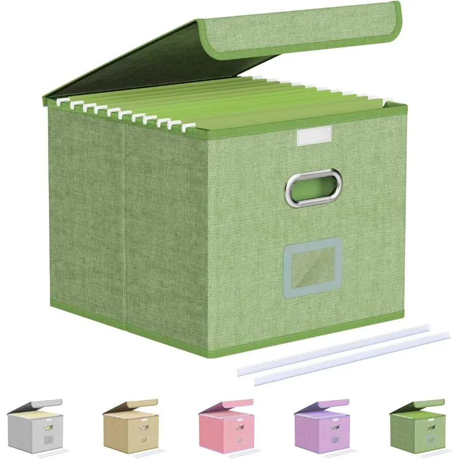 

Органайзер для файлов BoxFile Box Маленький шкаф для файлов для писем Светло-зеленый Портативный ящик для хранения документов Складной органайзер для файлов для O