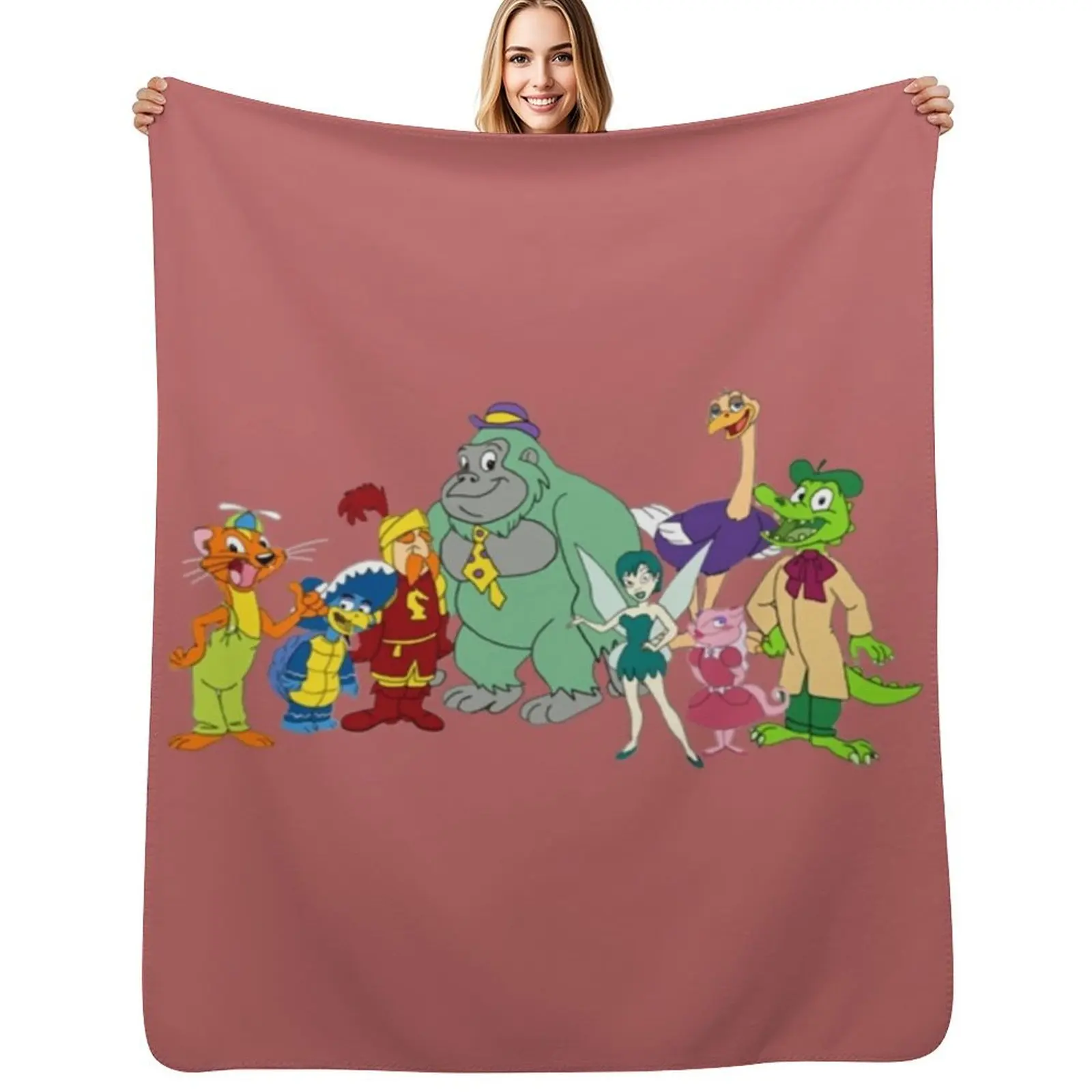 willy_s wonderland Throw Blanket Soft Beds Fashion Sofas Cute Plaid Camping Bed covers anime Blankets