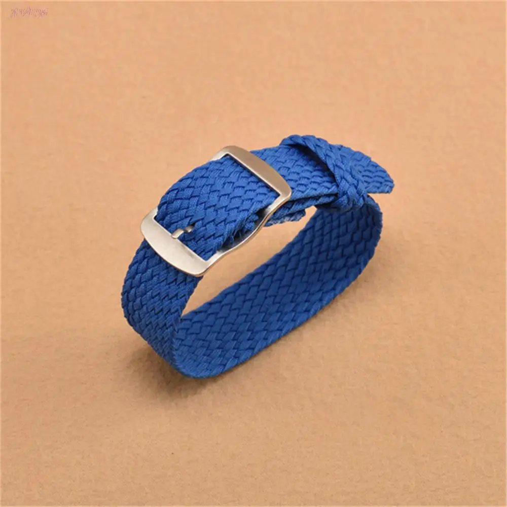 14 مللي متر 16 مللي متر 18 مللي متر 20 مللي متر 22 مللي متر حزام النايلون ل بيرلون الرياضة حزام الساعات الملونة نسج موضة الفرقة سوار إكسسوارات حزام