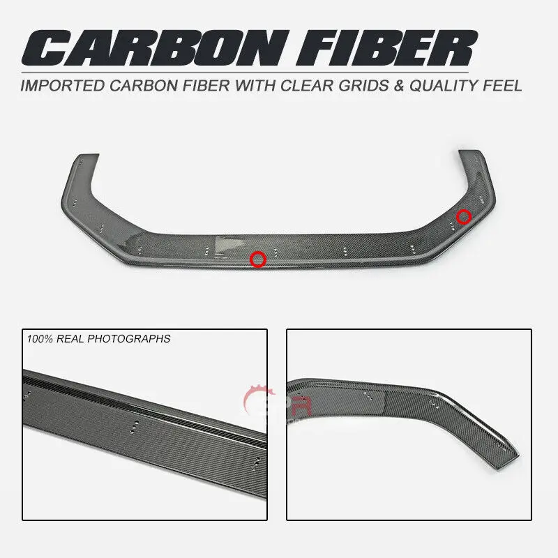 For Subaru 14-18 Impreza WRX VAB VAF VRS ArisingII Front Lip Extension Carbon Fiber bodykits