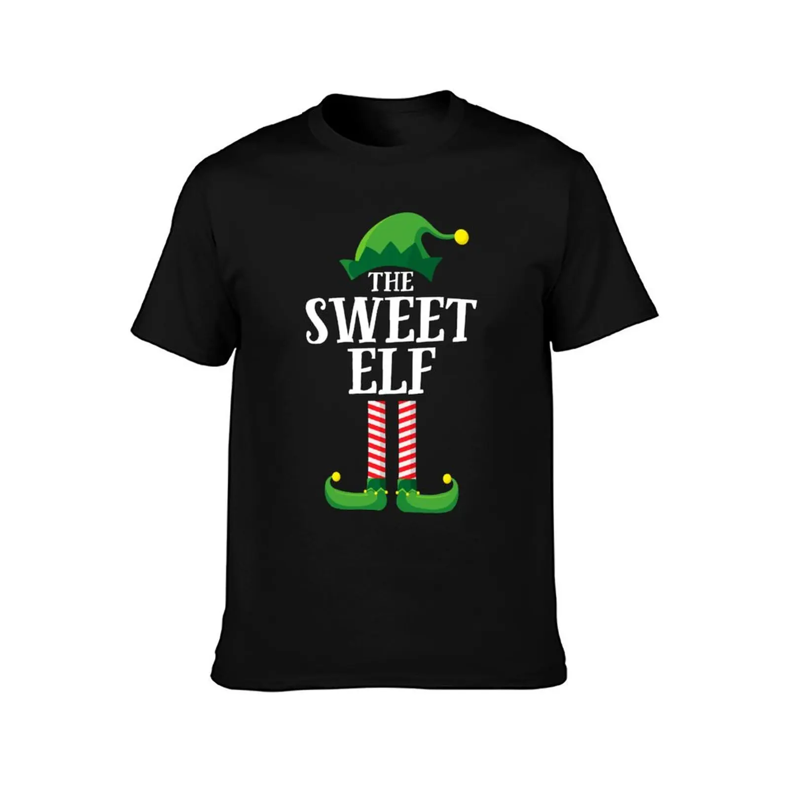 Sweet Elf Matching Family Group Christmas T-Shirt funny costumes blue lock t shirts for men cotton