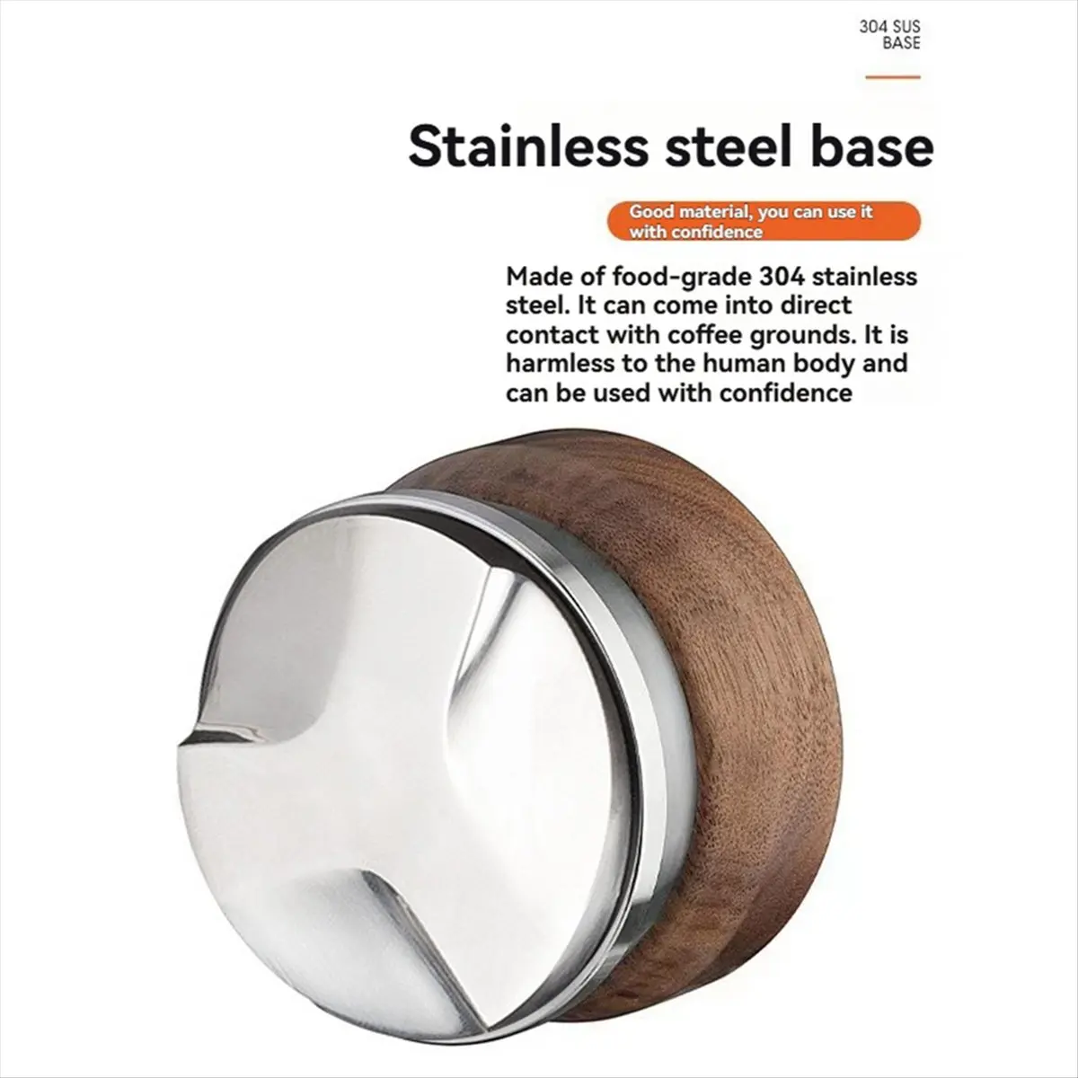 

Распределитель кофе, выравниватель эспрессо, нержавеющая сталь 304, регулируемая глубина, 4 лезвия, инструмент для раздачи эспрессо, 53 мм