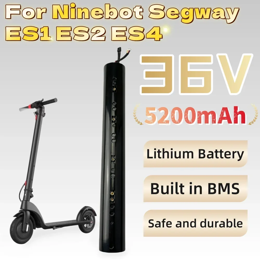 

18650 Lithium Battery Pack 36V 5200mAh Rechargeable Electric Scooter Battery for Ninebot Segway ES1 ES2 ES3 ES4 xiaomi Scooter