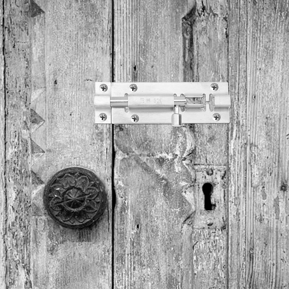 2pcs 304 Steel Lock For Bedroom Door Barrel Bolt Latch Slide Lock For Bathroom Bedroom Cupboard Door Security Slide Bolt