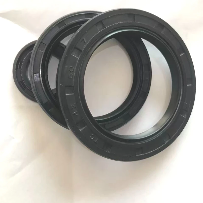 5 Pcs NBR Rubber TC Double Lip Oil Seal ID 32mm x 40/46/48/54/56/58/60/62mm OD x 5/6/7/8/10/12mm Thickness