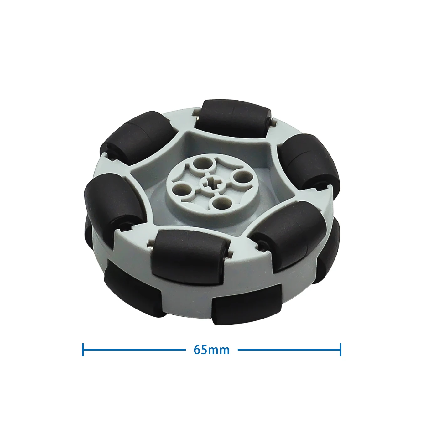 2.5 inch 65276 robot Fulai wheel 50mmtt motor compatible with Lego plastic omni wheel for omni wheel