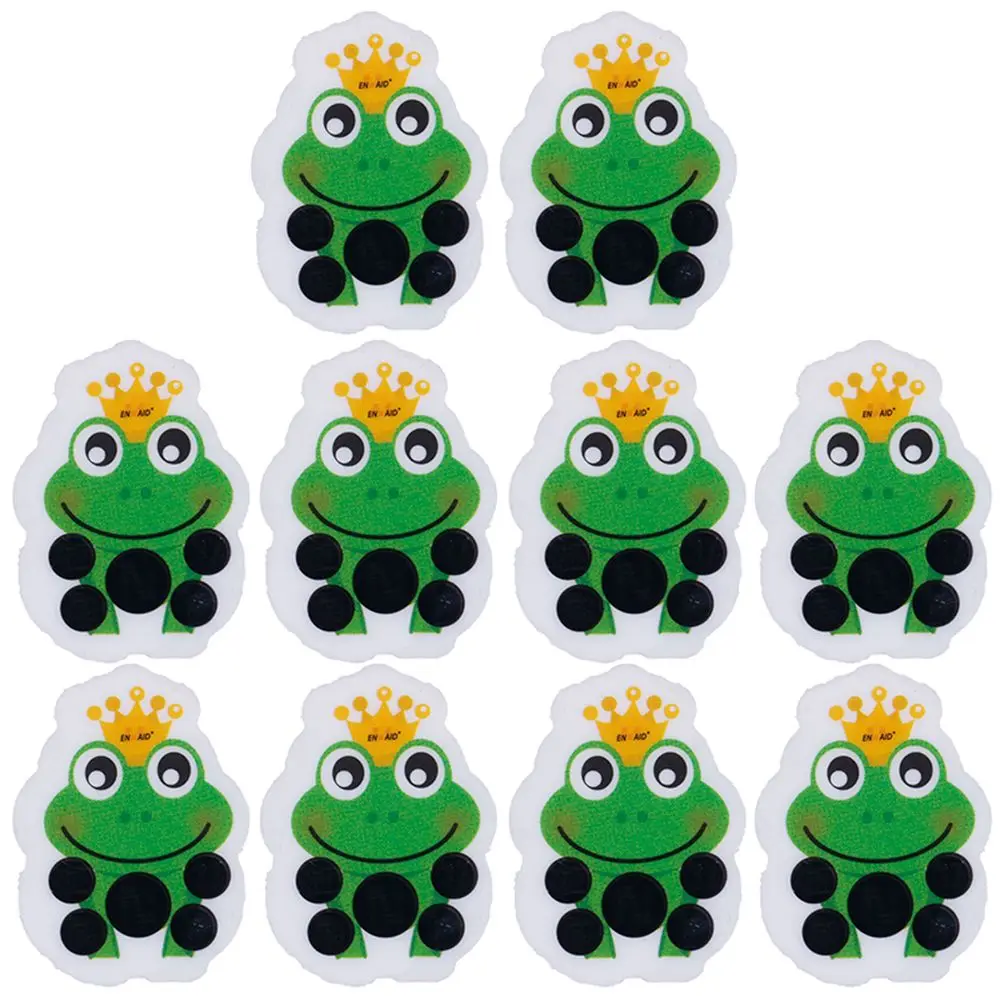 10pcs Baby Care Cute Cartoon Animal Fever Detection Forehead Sticker Temperature Test Thermometer