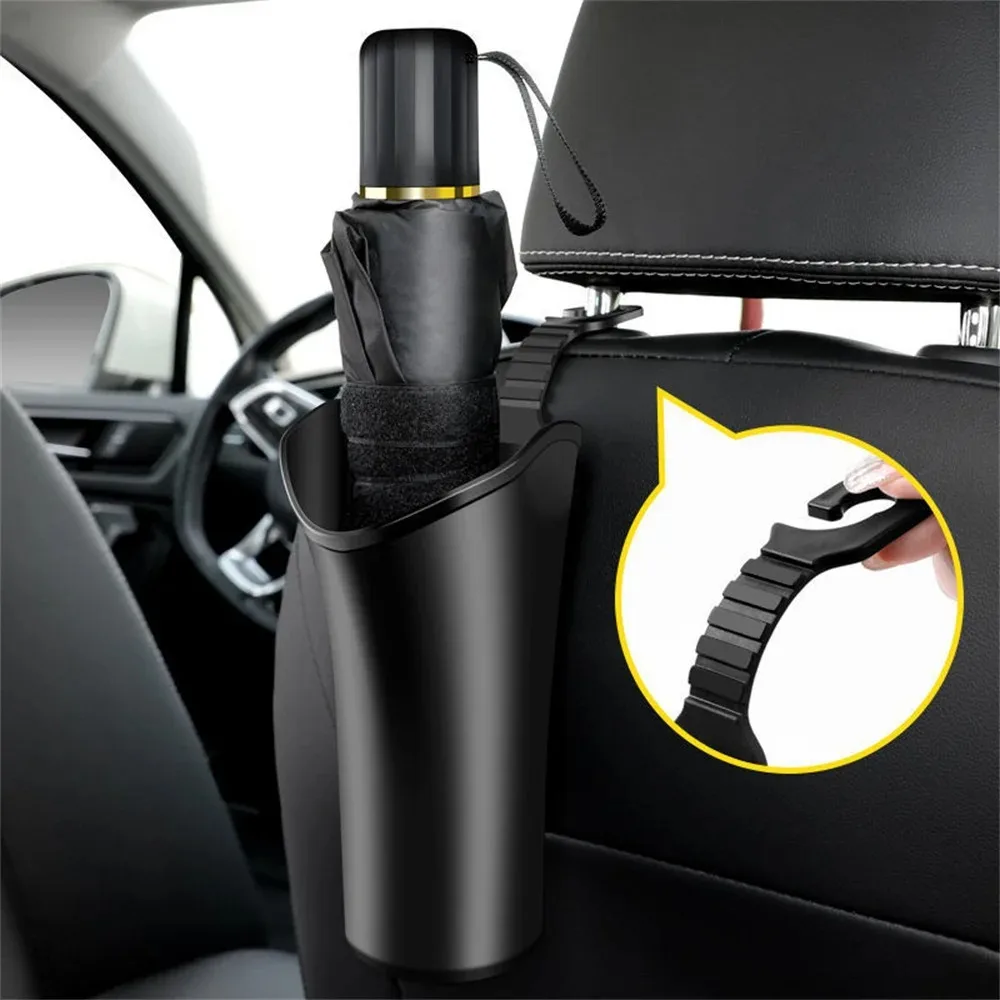 Car Umbrella Storage Box Versatile Space Saving Auto Umbrella Rack Holder Car Backseat Cup Holder Car Garbage Can