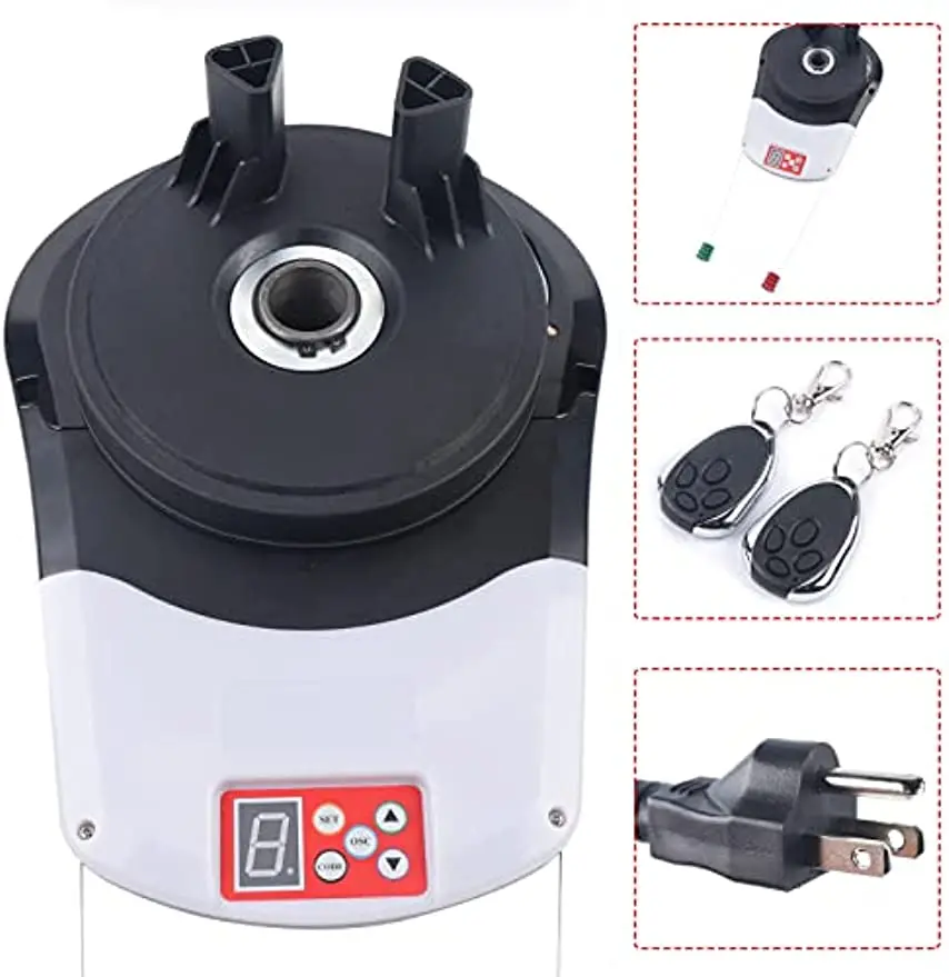 

Automatic Garage Door Opener Roller Remote Electronic Lift Force 800N Power 100W