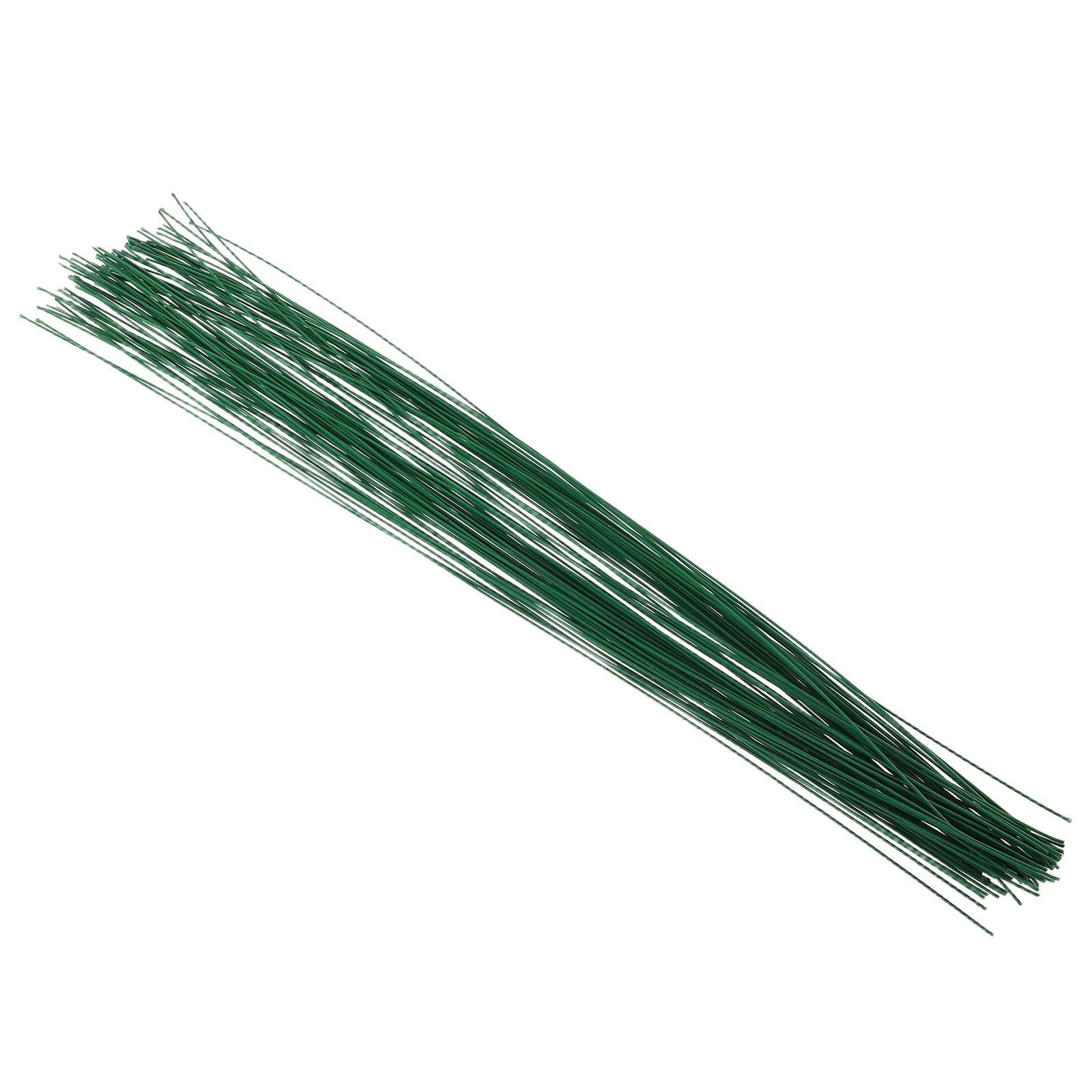 100 Stück 22 Gauge grüner Floristendraht, flexibel, für DIY-Handwerk, künstliche Blumenarrangements, Blumenstrauß, Verpackung, Blumenstieldraht