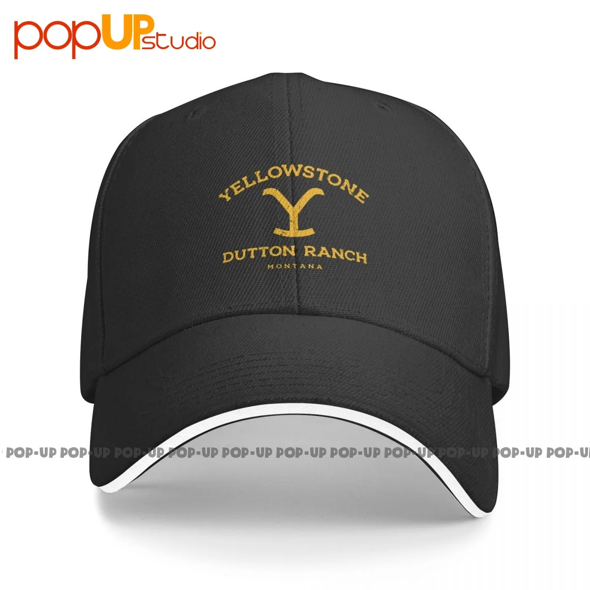 

Yellowstone Dutton Ranch Barn Montana Sandwich Cap Baseball Cap Trucker Hat Unisex Vintage High Quality