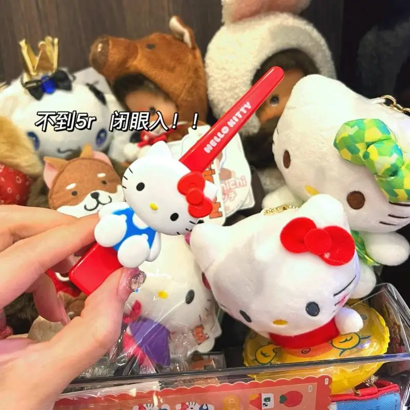 Заколка для волос Sanrio 2021, Kawaii Miniso Hellokitty Mymelody Kuromi, кукла для девочек, заколка для волос с героями мультфильмов, милые детские аксессуары для волос