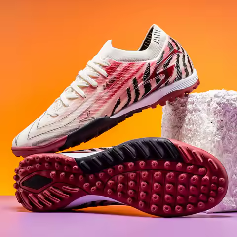 Adult anti slip TF nail shoes, competition training shoes, men's breathable professional college football boots