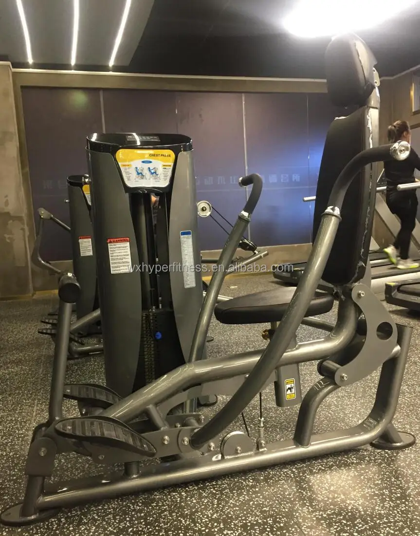 

Commercially Used Gym Fitness Equipment Hyper Chest Press Selectorized Strength Machine for Exercise and Body Building