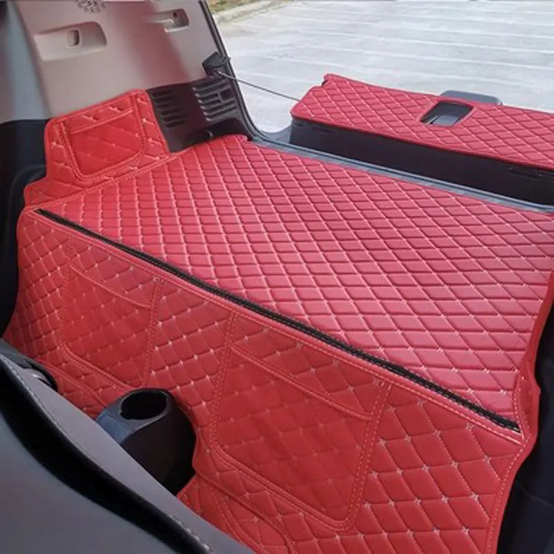 Car Fully Enclosed Leather Trunk Cover Pad Luggage Protection For Mercedes Smart 451 453 Fortwo Car Accessories Interior Styling