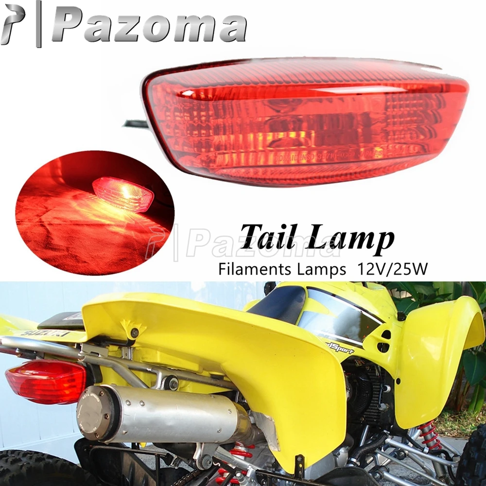 

Задний фонарь для квадроцикла Suzuki EIGER AUTO EIGER VINSON 2WD 4WD LT A400 A400C A400F A500F Kawasaki KFX400 KSF Задний стоп-сигнал Задний фонарь