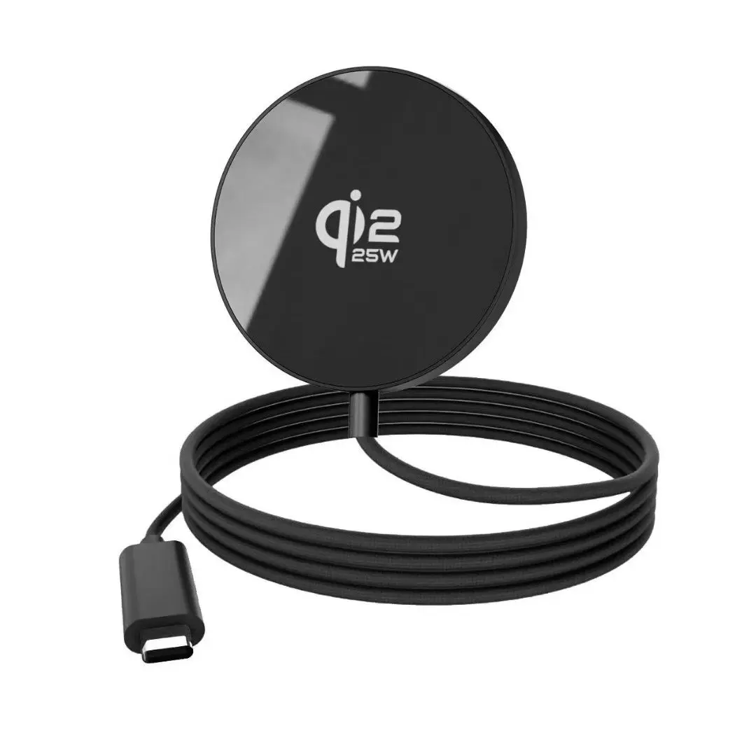 Magnetic Wireless Charger 25W Fast Charging Ultra-thin Magnetic Induction For IPhone 17 Pro Max 5W Airpods Xiaomi Huawei Samsung