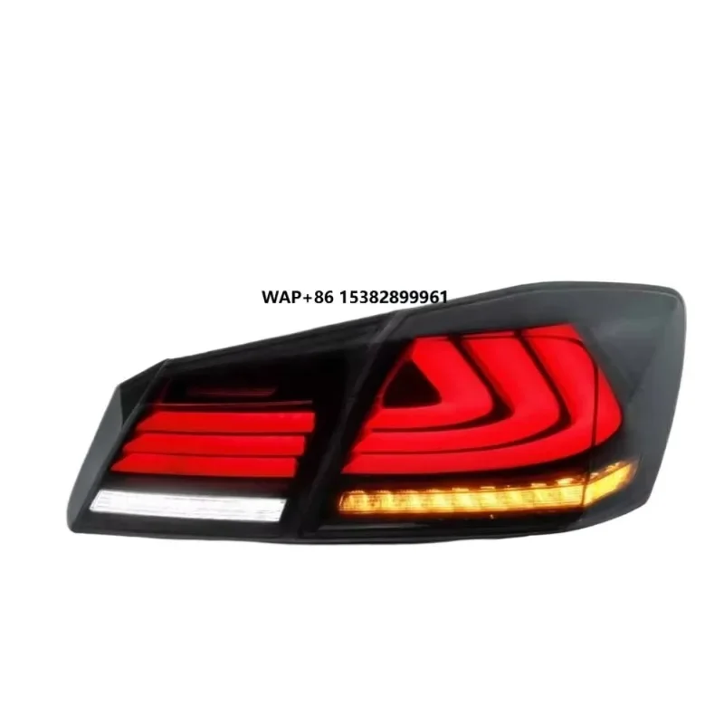 

Светодиодные задние фонари для автомобилей Honda Accord 9-го и 9.5-го поколений (2014-2016): задний габаритный огонь, ДХО, указатель поворота, стоп-сигнал, фонарь заднего хода