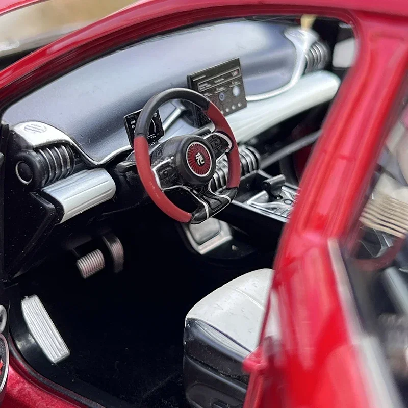 BYD Yuan PLUS EV ATTO 3 1:18 Alloy Car Model New Energy SUV Car Model Desktop Decoration Collection Gift