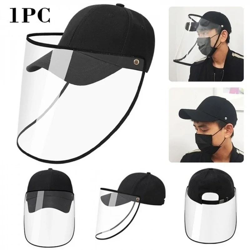 

NEW Fashion Man Detachable Anti-spitting Face Protective Hat Cover Outdoor Cap Women Visor Beanie Visors Hat