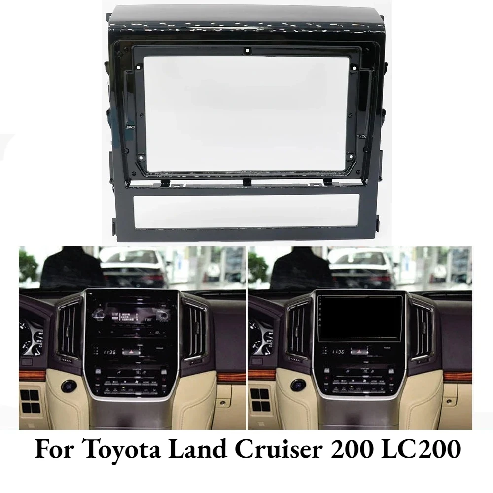 

9-дюймовая автомобильная рамка Android с коробкой Canbus для Toyota Land Cruiser 200 LC200 | Панель установки радиоприборной панели