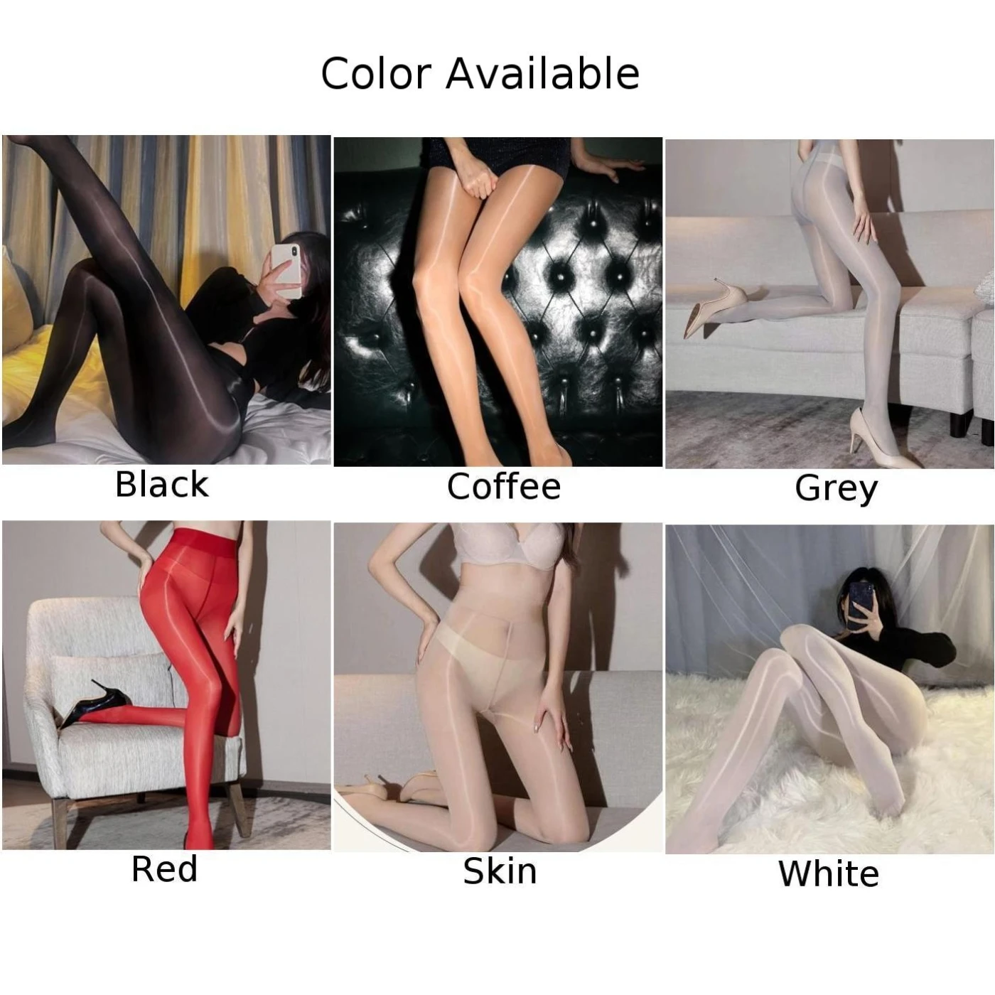 لباس ضيق مريح من جلد GreySkin، جوارب طويلة رفيعة للغاية، خيار الارتداء اليومي، مثالي للإجازات، طول الملابس العادية