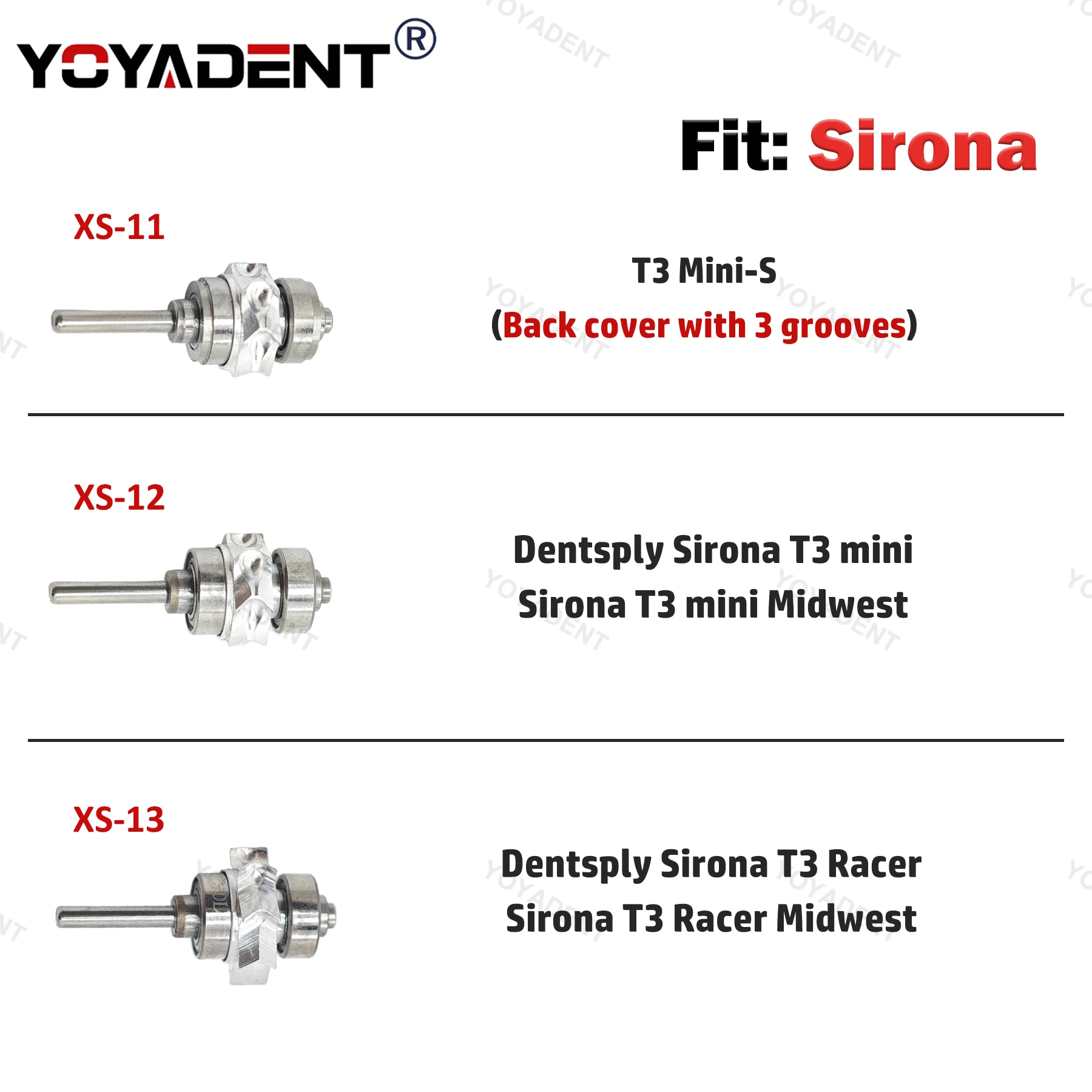 시로나 치과용 에어 로터 터빈 로터 카트리지 고속 핸드피스용 치과 재료