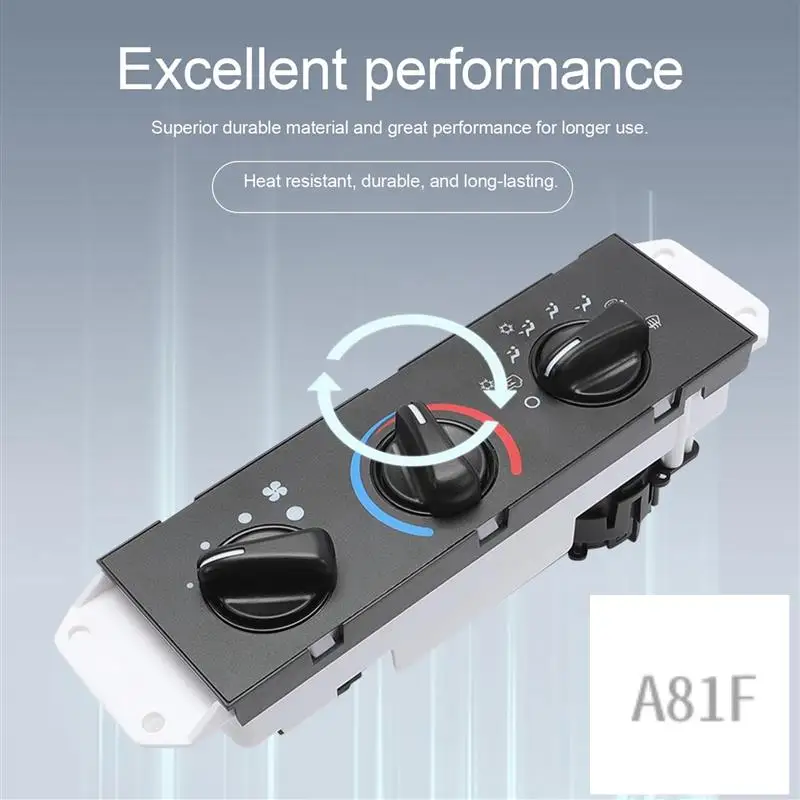 

55037473AB HVAC White Heater Control Panel Switch For Jeep Wrangler TJ 1999-2004 Blower Motor Switch