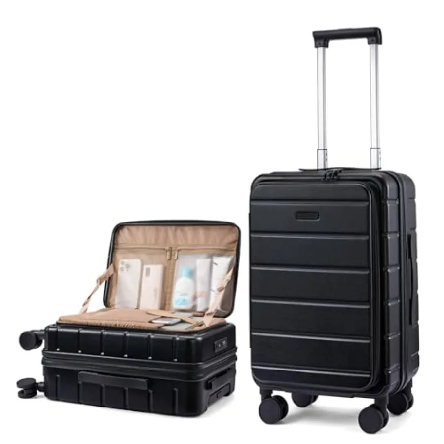 

Carry On Luggage 22x14x9 Airline Approved with Spinner Wheels, 20 Inch Small Carry On Suitcase with TSA Lock, Expandable Hard S
