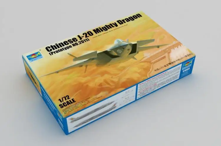 

Trumpeter 01665 1/72 J-20 Mighty Dragon Stealth Fighter NO.2011 Aircraft Model TH05779-SMT2